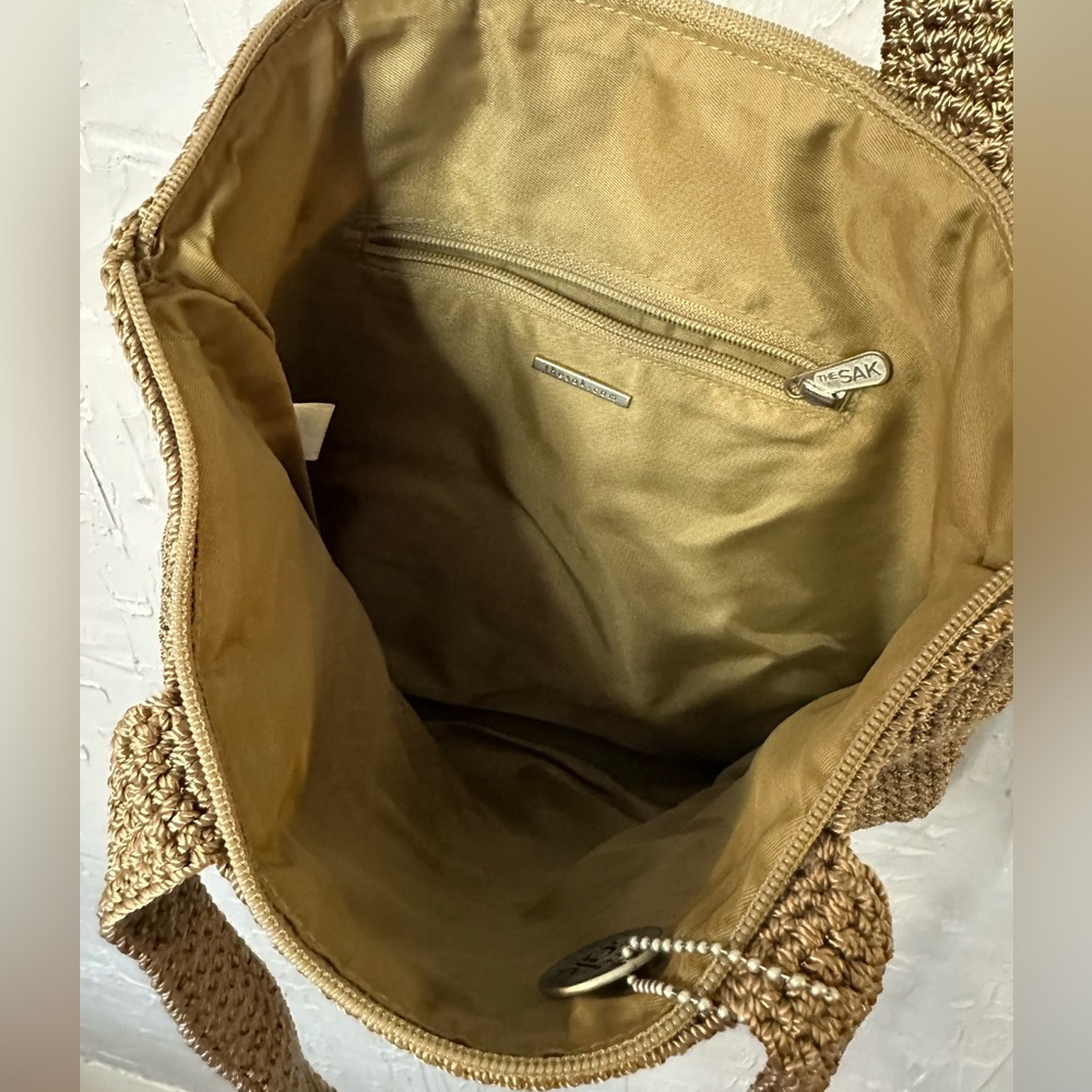 The Sak shoulder hand bag taupe - Picture 2 of 10